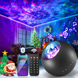 One Fire Minimalist Galaxy Projector – Under 4 Inch Cube Night Light for Restraint Focused Home Decor with Built In White Noise and Timer
