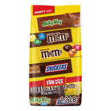 M&M'S, SNICKERS & MILKY WAY Fun Size Chocolate Variety – Pre-Portioned Treats for Driveway Trick-or-Treat Stations and Porch Candy Bowls