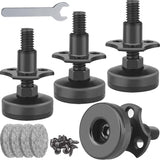 Anwenk Furniture Leveling Feet for Safer Living Rooms, Anchor Heavy Sofas and Dressers Against Walls, 1320 lb Capacity