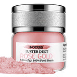 INOCERIS Edible Glitter Powder – Kid-Approved Rose Gold Shimmer for Cake Pops, Oreo Favors, and School Baking Projects