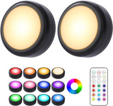 Cadrim Color Changing Puck Lights - Practical Birthday Gift for Mom, Dad, and the Person Who Has Everything