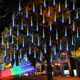 Aluan LED Rain Tube Lights – Birthday Gift for Mom Who Loves Cozy Holiday Decor and Easy Set and Forget Timer