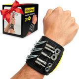 MagSnap Magnetic Wristband by Wrap-It Storage - Travel-Friendly Workshop Tool, Compact Wrist Magnet for On-the-Go Fixes