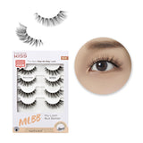 KISS Reusable Natural Lash Multipack – Housewarming and Bridesmaid Gift with Lightweight Everyday Comfort