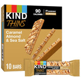 KIND THINS Caramel Almond & Sea Salt – Individually Wrapped Snack for School Lunchboxes and Snack Drawer