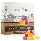 Eastanbul Imported Lokum Candy, Durable Sealed Packaging for On-the-Go Gifting and Outdoor Hosting
