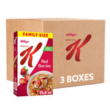 Kellogg's Special K Red Berries Cereal – Kosher Pareve School Lunchbox Snack for Growing Kids, Multi-Pack Value