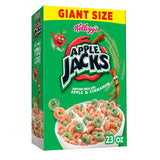 Kellogg's Apple Jacks Cereal – Lunchbox Packable Snack for Children, Giant 23oz Box
