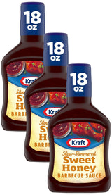 Kraft Slow-Simmered Honey Barbecue Sauce 18 oz – Pantry Staple Dipping Sauce for Kid-Friendly Meals