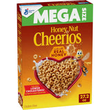 Honey Nut Cheerios, Heart Healthy Gluten Free Cereal with .75g Soluble Fiber, Whole Grain Oats for Cholesterol Support, 27.2 oz