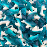 Blue Sharks Gummy Candy – Child-Friendly Blue Raspberry Treat for Ocean-Themed Birthdays