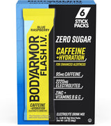 BODYARMOR Flash IV Electrolyte Packets – Restorative Hydration Ritual for Clean-Label Wellness Routines, 2200mg Electrolytes