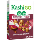 Kashi GO Cinnamon Crunch Cereal – Mindful Eating Pick with 10g Plant Protein and Fiber for a Nourishing Start