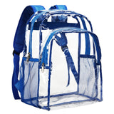 Vorspack Clear Backpack Heavy Duty – Weather-Resistant Clear Daypack for Hiking, Boardwalks, and Outdoor Events, Durable PVC, Black