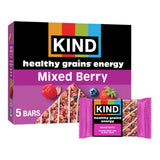 KIND Healthy Grains – Pre-Meeting Snack for Steady Office Energy, Individually Wrapped Bars in Five Flavors
