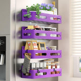 4 Pack Magnetic Fridge Spice Rack – Designer-Approved Storage for Galley Kitchens, Living Room Adjacent Cook Space