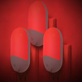 LumiRed Minimalist Red LED Night Light Plug-in, Zero Blue Light 670nm for Intentional Bedroom Design