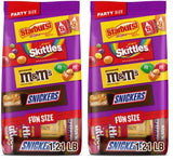 M&M'S Peanut, SNICKERS, STARBURST & SKITTLES Ready-to-Give Halloween Candy Care Package for Middle School Teachers, 19.44 oz Bulk