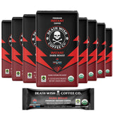Death Wish Coffee Instant Dark Roast Packets – Campsite Coffee Solution, Portable Organic Instant Coffee for Hiking & Backpacking