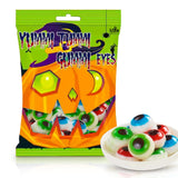 Fusion Select Halloween Novelty Gummy Eyeballs – Visual Treat Display Accent for Living Room Haunted Setup and Dining Table Halloween Spread