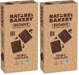 Nature's Bakery Double Chocolate Brownie Bars – Trusted School-Safe Snack for Allergy-Restricted Classrooms, Plant-Based