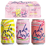 LaCroix Sparkling Water Cherry Blossom Pack – Refined, Zero-Calorie Drink for Spa-Style Home Refreshment and Balance