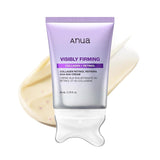 ANUA Collagen Retinol Refining Gua Sha Cream – Holiday Gift for Mom, Anti-Aging Neck Care with Built-In Massage Roller