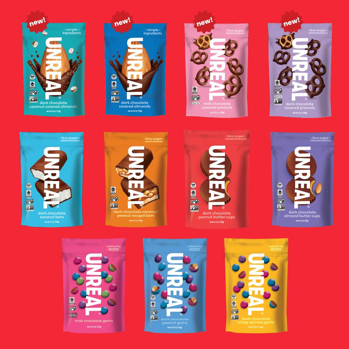 Unreal Dark Chocolate Peanut Butter Cups – Refined Dark Chocolate and Peanut Butter Pairing for Tastemakers