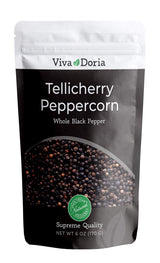 Viva Doria Tellicherry Peppercorn – Heirloom-Quality Black Pepper for the Connoisseur's Spice Collection