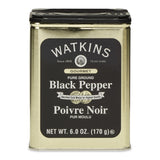 Watkins Pure Black Pepper Tin – Crafted in the USA, Elevated Pantry Piece for the Discerning Cook