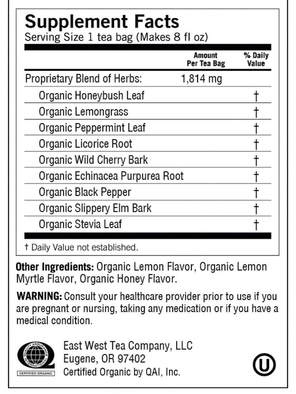 Yogi Tea Honey Lemon Throat Comfort – Holiday Self-Care Gift for the Singer in Your Life
