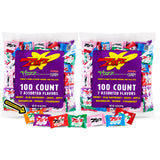 ZOTZ Fizzy Sour Candy 7 Flavor Assortment - Portable Wrapped Hard Candy for Outdoor Events, Festivals, Concession Stands and Park Outings