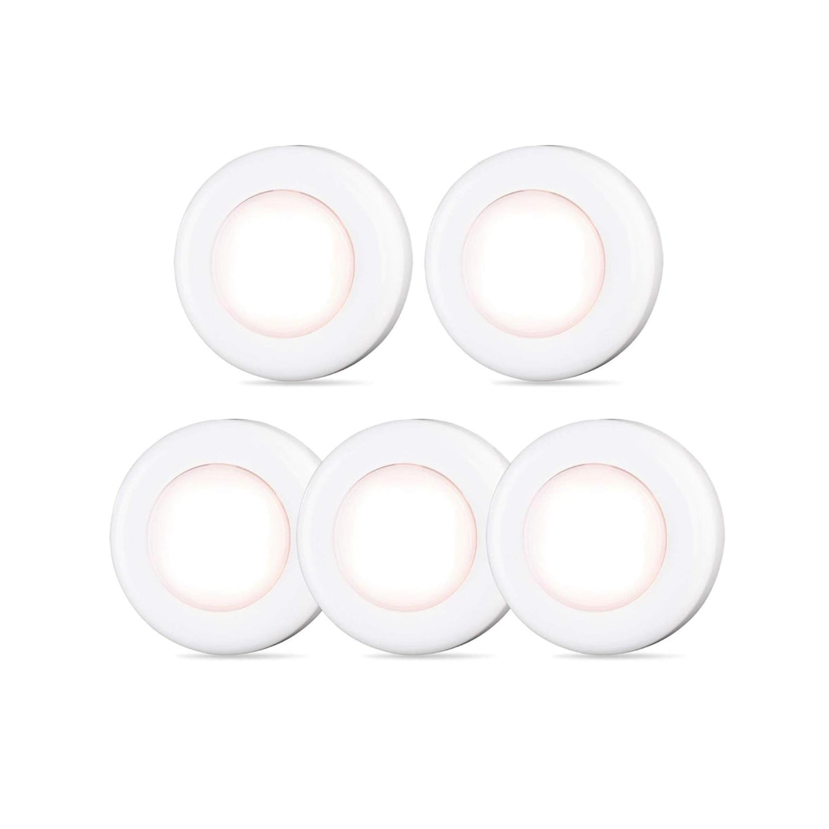 2.8-inch round stick-on puck design with ultra-strong adhesive backing