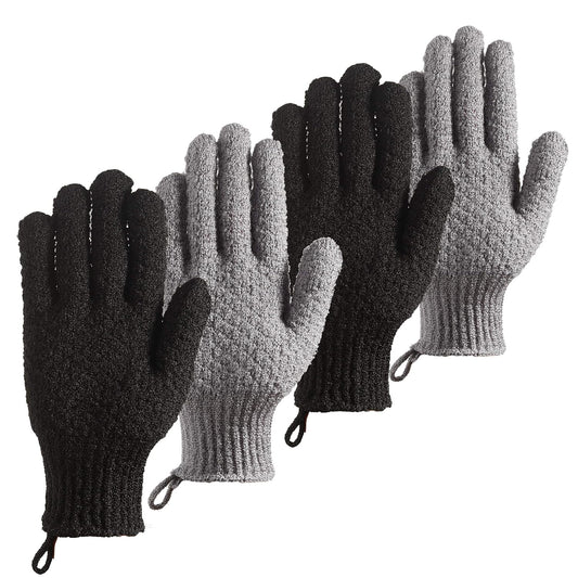 2-pair set (4 gloves total) in coordinated colors