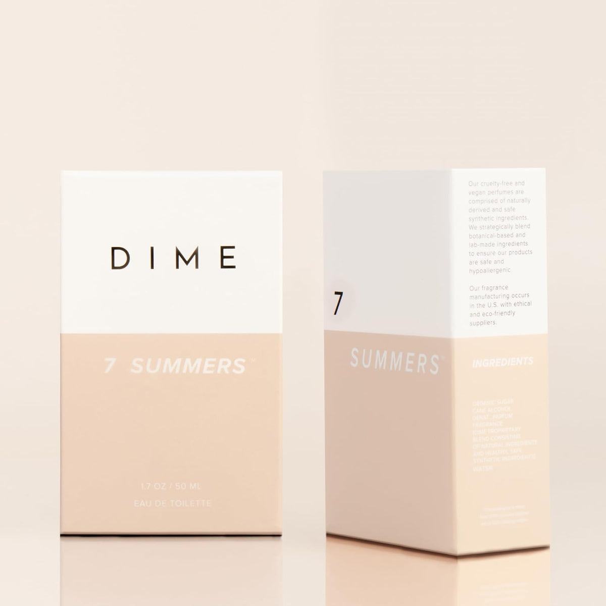 DIME_Beauty_7_Summers_Perfume_for_Women_-_Sweet_Floral_Eau_de_Toilette_with_Bergamot,_Vanilla_Orchid_and_Coconut,_Clean,_Vegan,_Cruelty-Free_Fragrance,_1.7_oz_/_50_ml