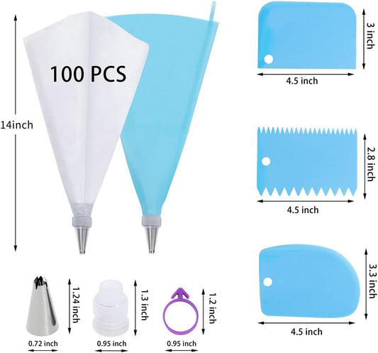 Piping_Bags_and_Tips_Set,_100Pcs_12_Inch_Pastry_Bags,_Icing_Bags_Disposable
