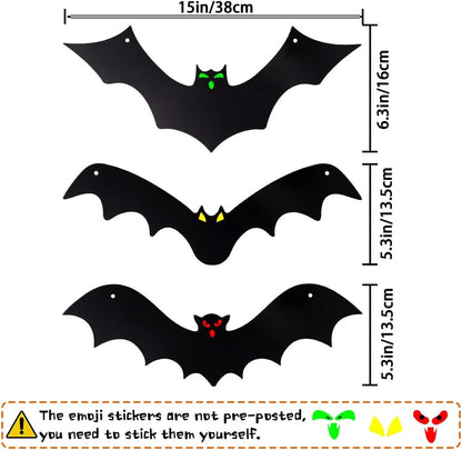 YUJUN_Halloween_Hanging_Bats_for_12PCS_3D_Halloween_Yard_Outdoor_Decoration