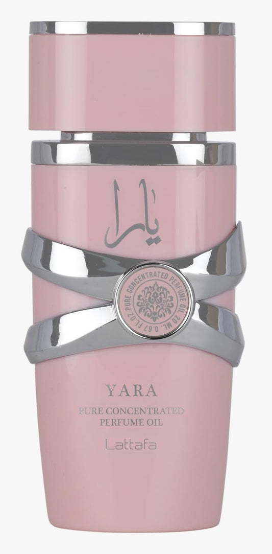 Lattafa_Yara_–_Floral,_Gourmand,_Fruity,_Musky_–_Pure_Concentrated_Perfume_Oil_Long-Lasting_Fragrance_for_Women,_0.67_Ounce_/_20_ml