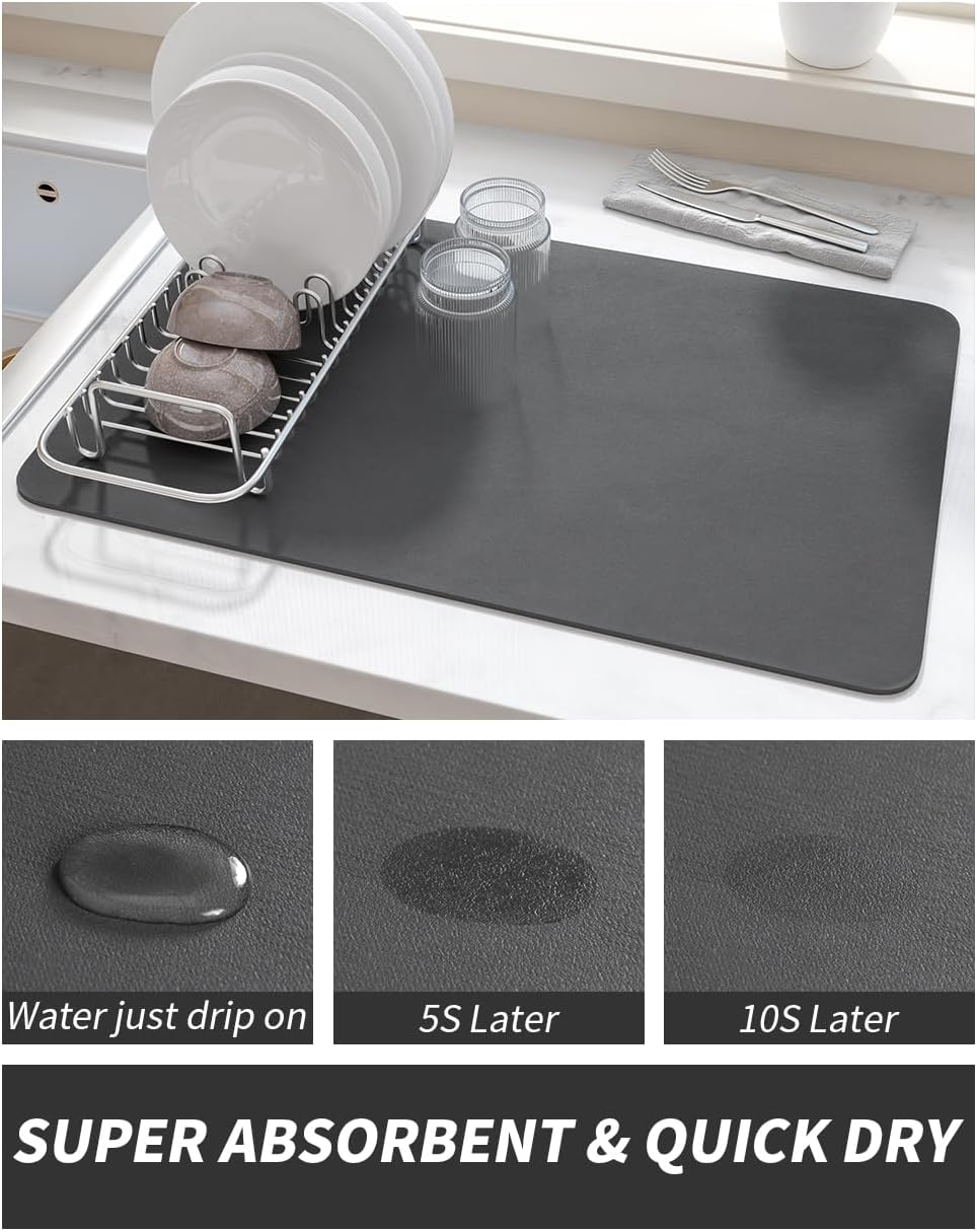 AMOAMI_Coffee_Mat_Dish_Drying_Mat_for_Kitchen_Counter-Bar_Accessories,_Hide_Stain,_Rubber_Backed,_Absorbent,_Fit_Under_Coffee_Maker,_Espresso_Machine,_Pot,_Dish_Rack,_12"x19",_Dark_Grey