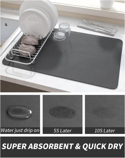 AMOAMI_Coffee_Mat_Dish_Drying_Mat_for_Kitchen_Counter-Bar_Accessories,_Hide_Stain,_Rubber_Backed,_Absorbent,_Fit_Under_Coffee_Maker,_Espresso_Machine,_Pot,_Dish_Rack,_12"x19",_Dark_Grey