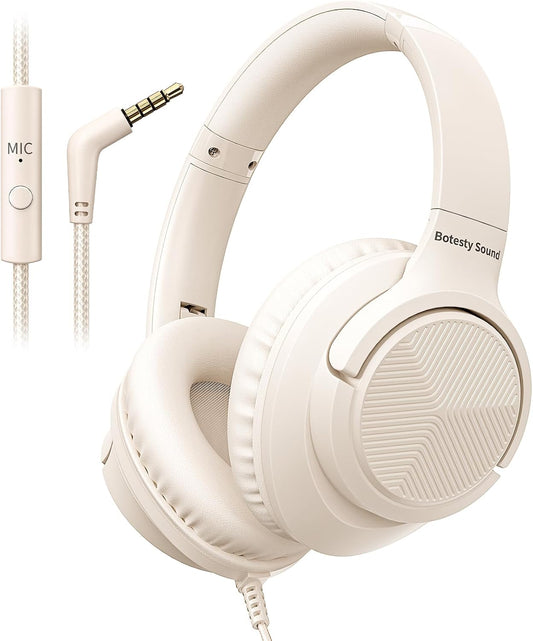 Wired_Headphones_with_Microphone_for_School,_3.5mm_Corded_Headphones,_Beige
