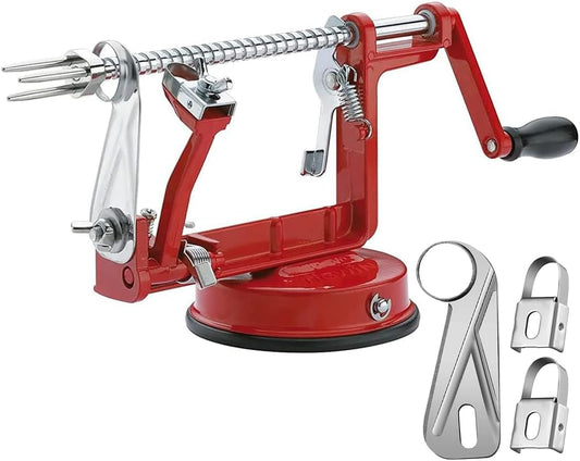 Apple_Peeler_Corer,_Long_lasting_Chrome_Cast_Magnesium_Alloy_Apple_Peeler_Slicer_Corer_with_Stainless_Steel_Blades_and_Powerful_Suction_Base_for_Apples_and_Potato(Red)