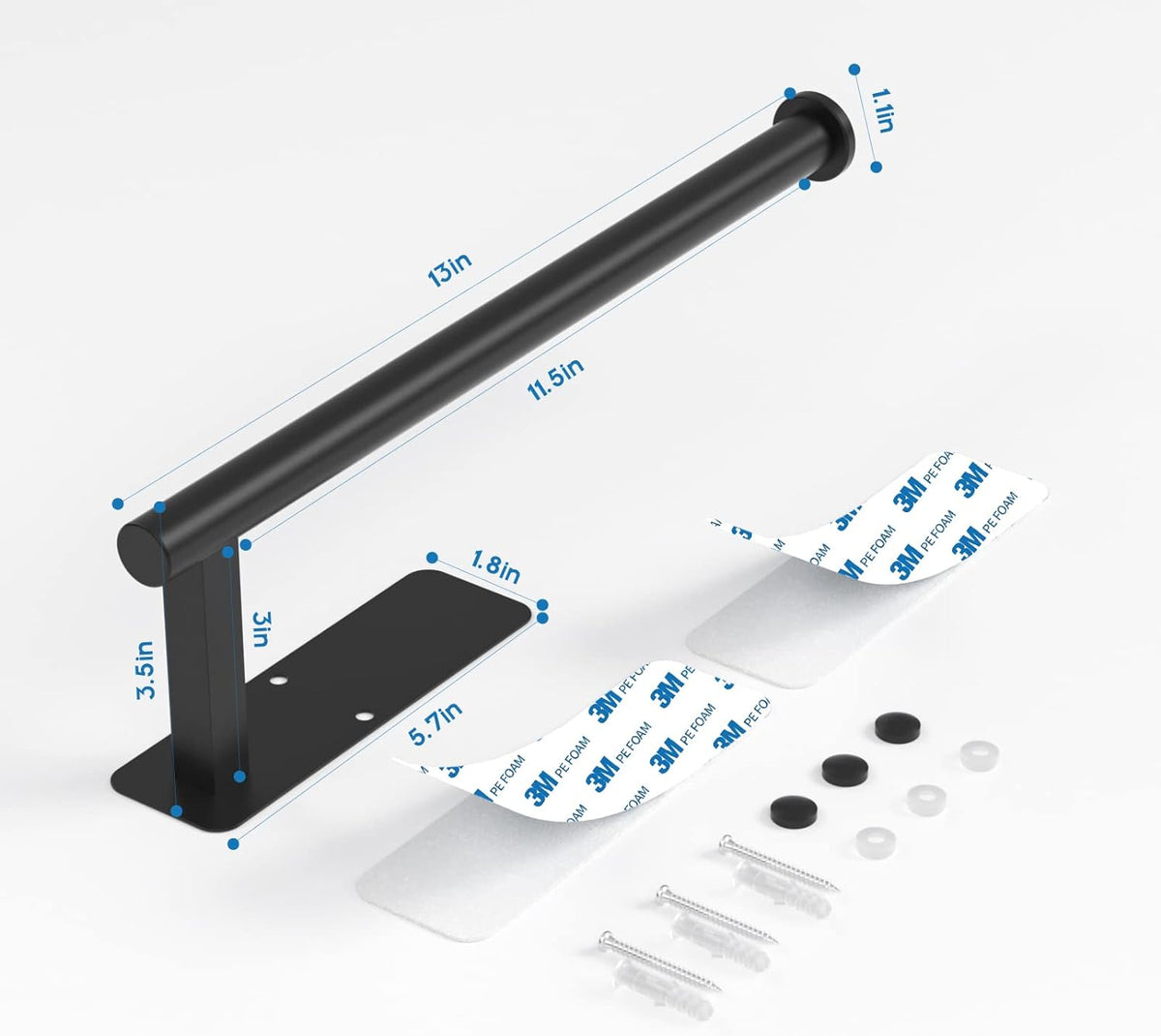Paper_Towel_Holder_Under_Cabinet_No_Drilling,_Self_Adhesive_Paper_Towel_Holder_Wall_Mount_for_Kitchen_Rack,_Under_Counter_Napin_Holder_No_Drill,_304_Stainless_Steel_Matte_Black