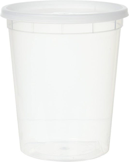 YW_Plastic_Soup_Food_Container_with_Lids_(12),_32_oz,_12_Pack,_Clear
