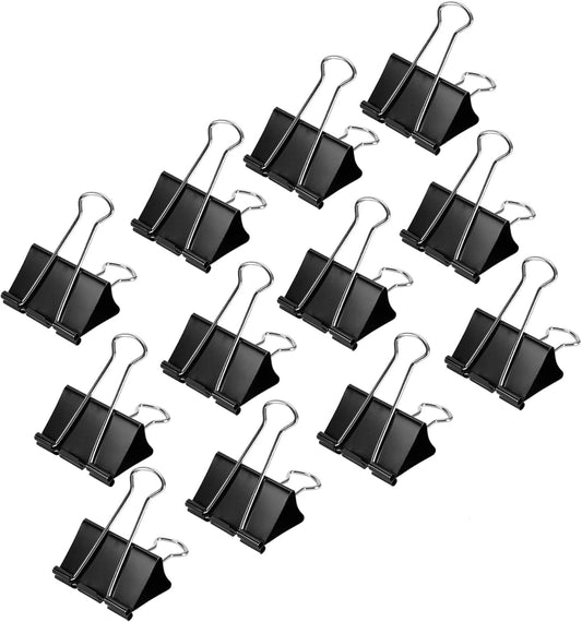 Amazon_Basics_Sturdy_Binder_Clips,_Office_Supplies,_Small_0.75_in,_Document_Organizing,_School_Supplies,_Black,_144_Count