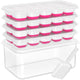 Light Pink - 8.2*4.5*3.6'' - 4 Pack