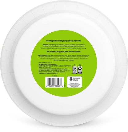 Amazon_Basics_Everyday_Paper_Plates,_10_Inch,_Disposable,_50_Count,_Packaging_May_Vary