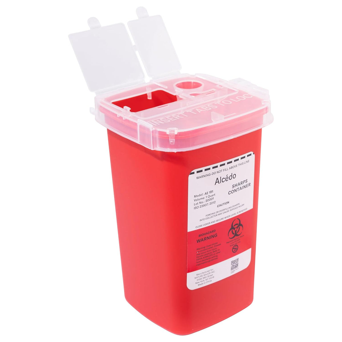 Alcedo_1_Quart_Sharps_Container_(1-Pack)_for_Needle_&_Syringe_Disposal