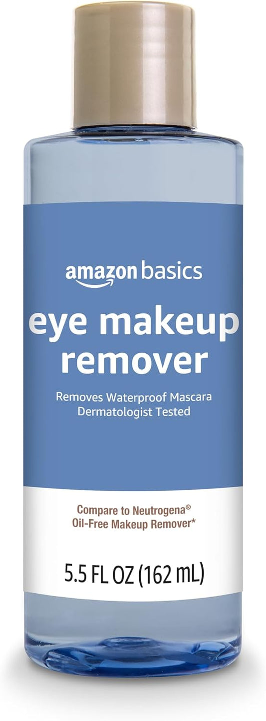 Amazon_Basics_Eye_Makeup_Remover,_Removes_Waterproof_Mascara,_Dermatologist_Tested,_Fragrance_Free,_5.5_Fl_Oz_(Pack_of_1)