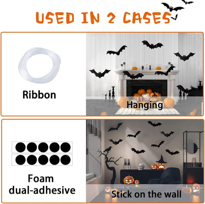 YUJUN_Halloween_Hanging_Bats_for_12PCS_3D_Halloween_Yard_Outdoor_Decoration